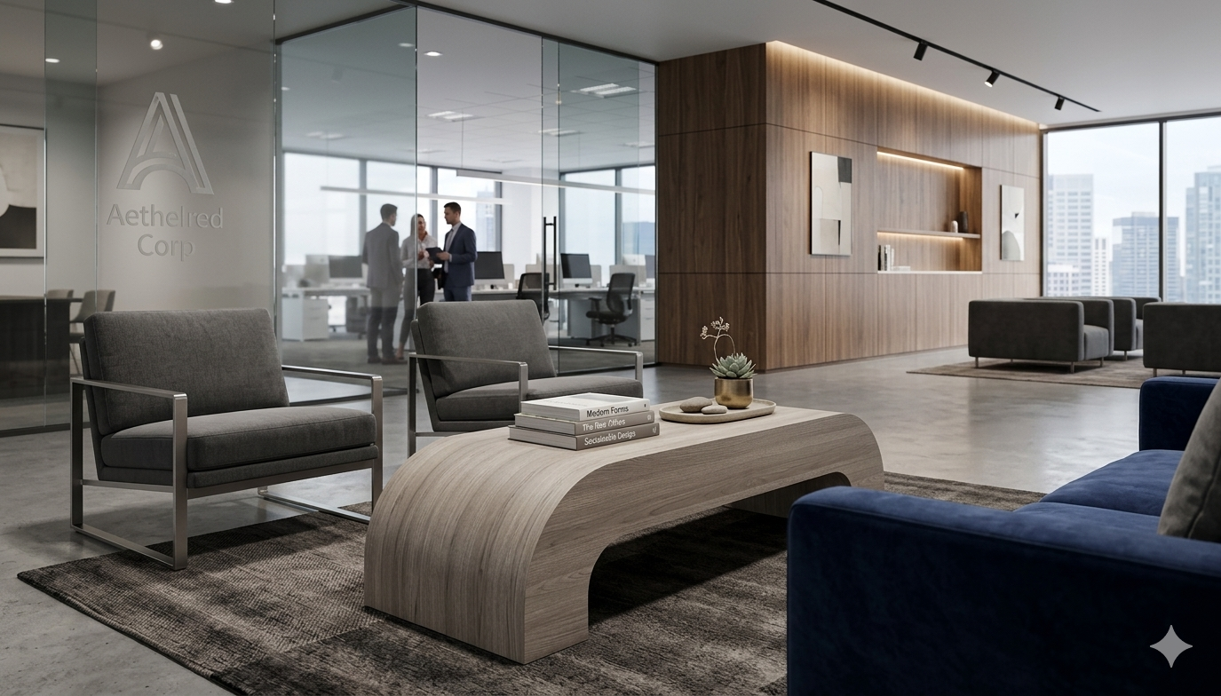 Friston Ash Modern Arch Coffee Table