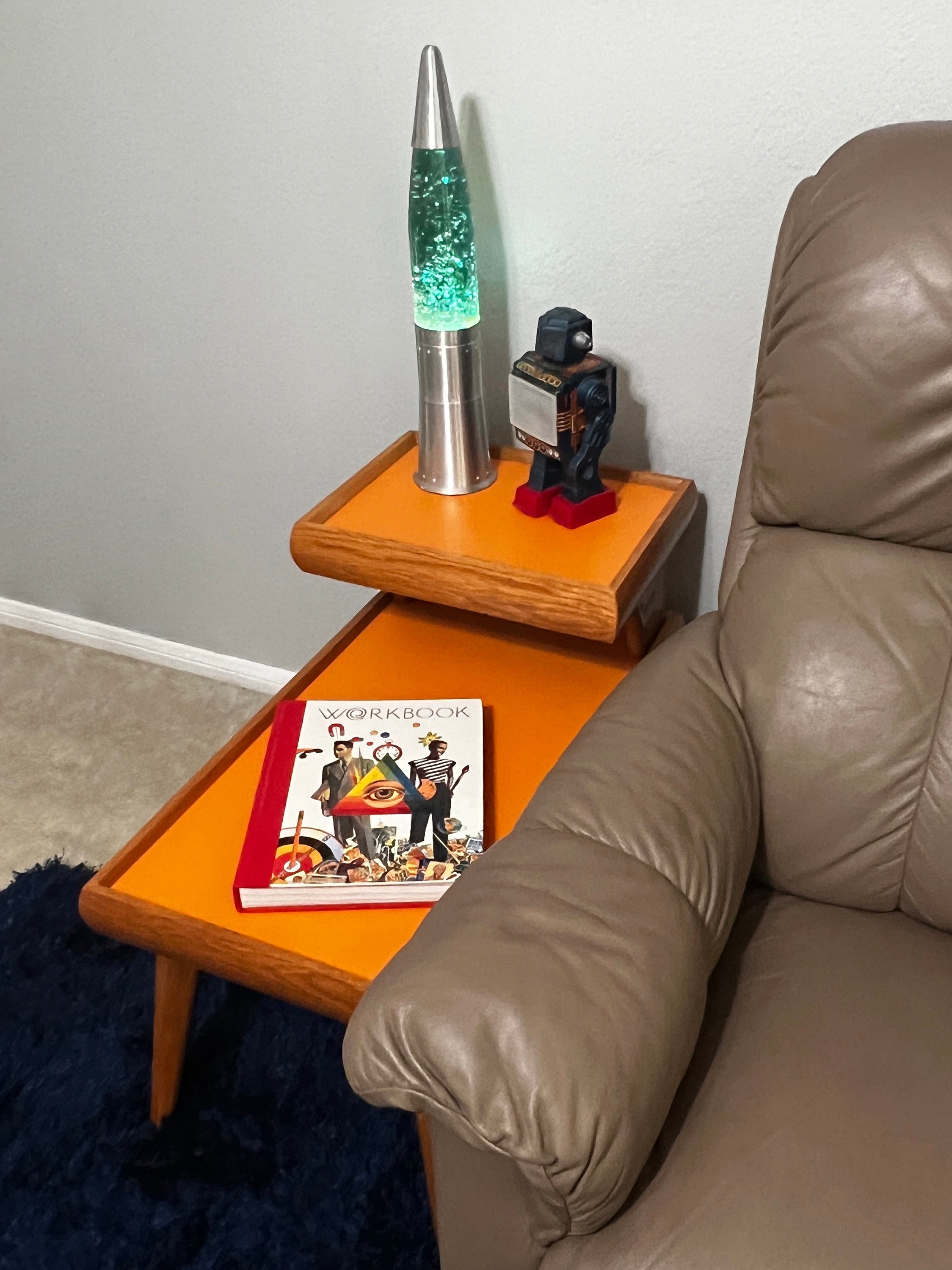 Vintage Mid-Century Modern End Tables and Matching Coffee Table