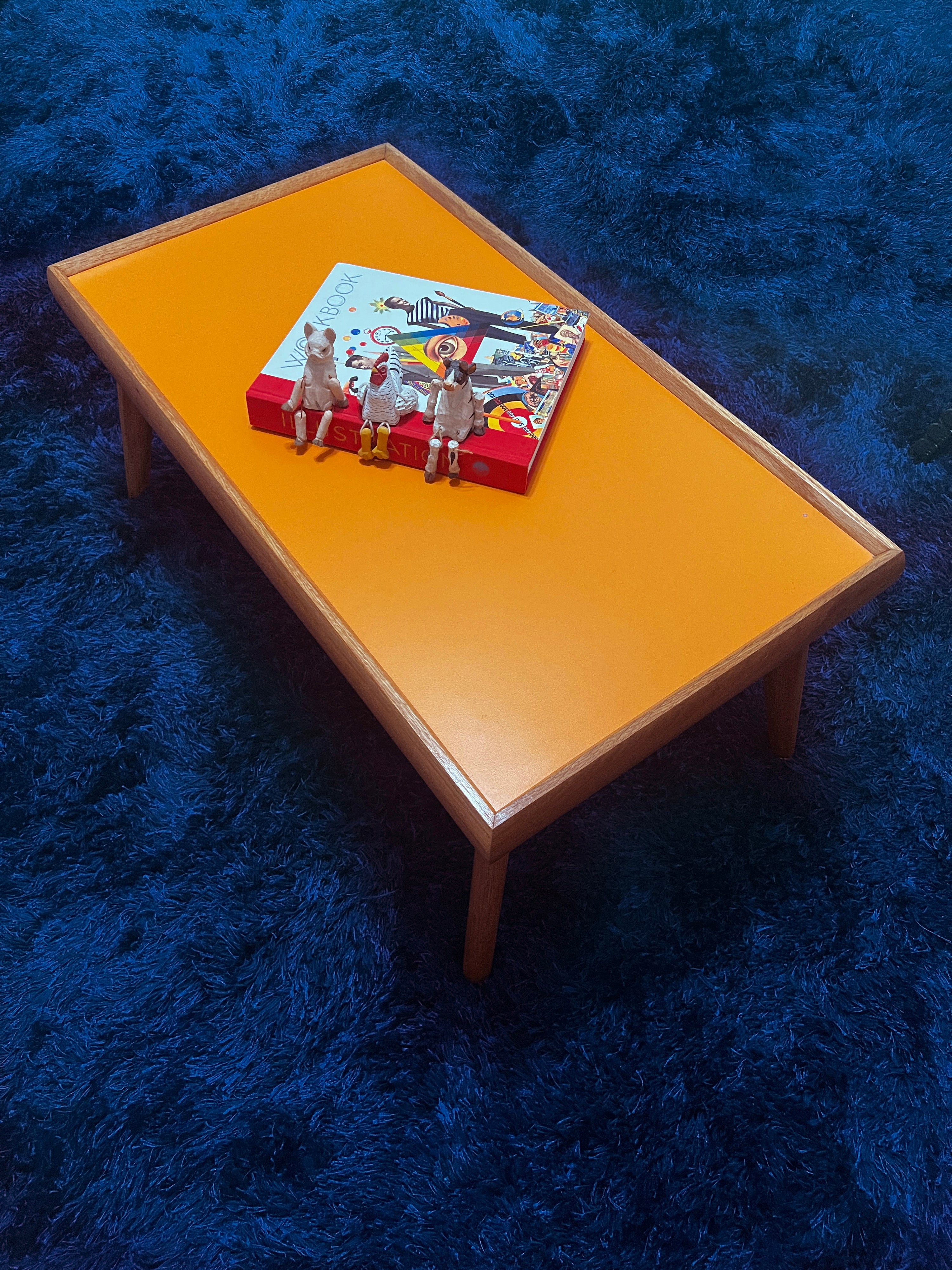 Vintage Mid-Century Modern End Tables and Matching Coffee Table