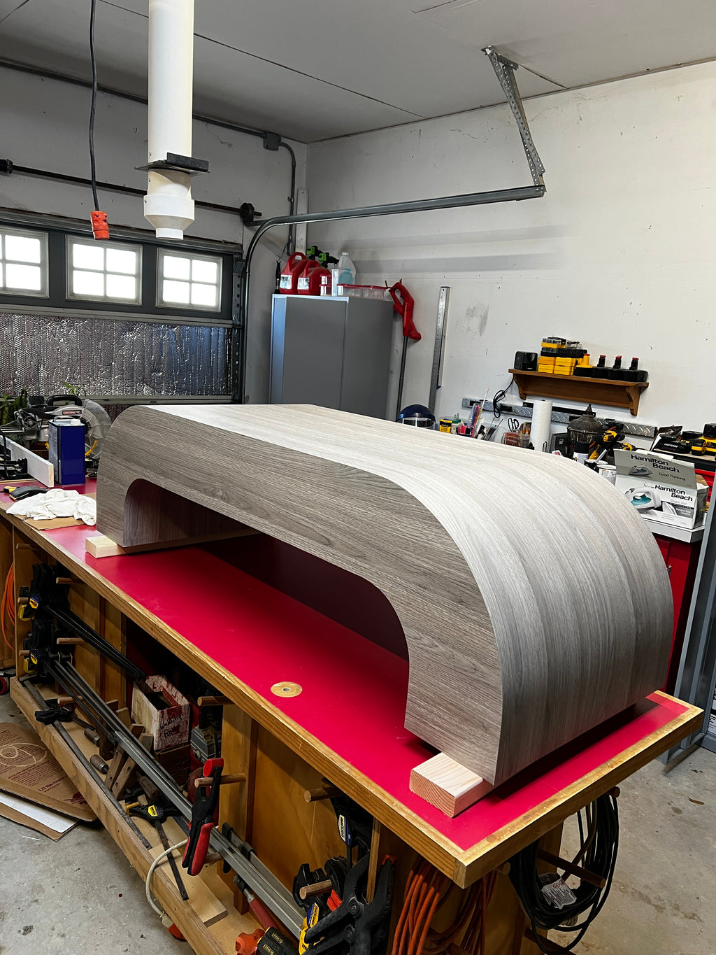 Friston Ash Modern Arch Coffee Table