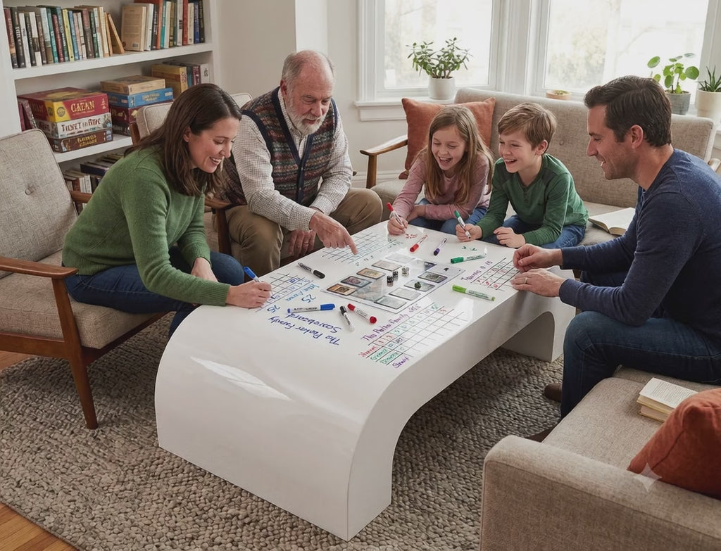 Arctic White - Dry Erase Table
