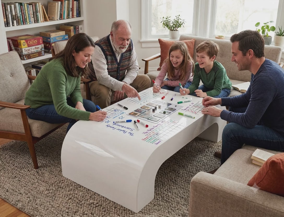 Arctic White - Dry Erase Table